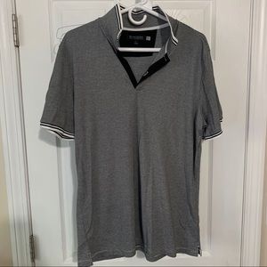 Men’s large Banana Republic luxury polo stripe